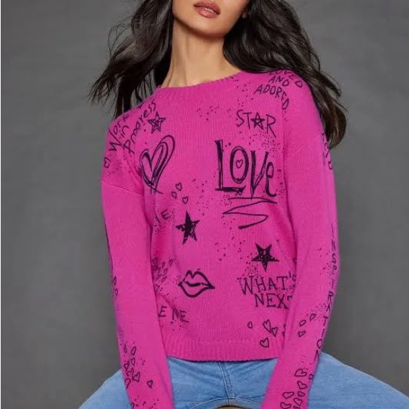 In search of Lisa Todd Messenger sweater